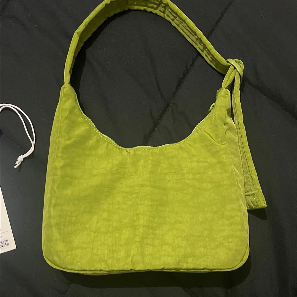 Baggu Mini Nylon Shoulder Bag - Green Juice - Picture 3 of 6